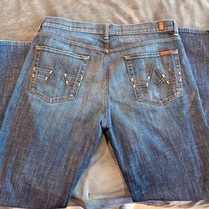 7 For All Mankind Classic Blue Relaxed Jeans